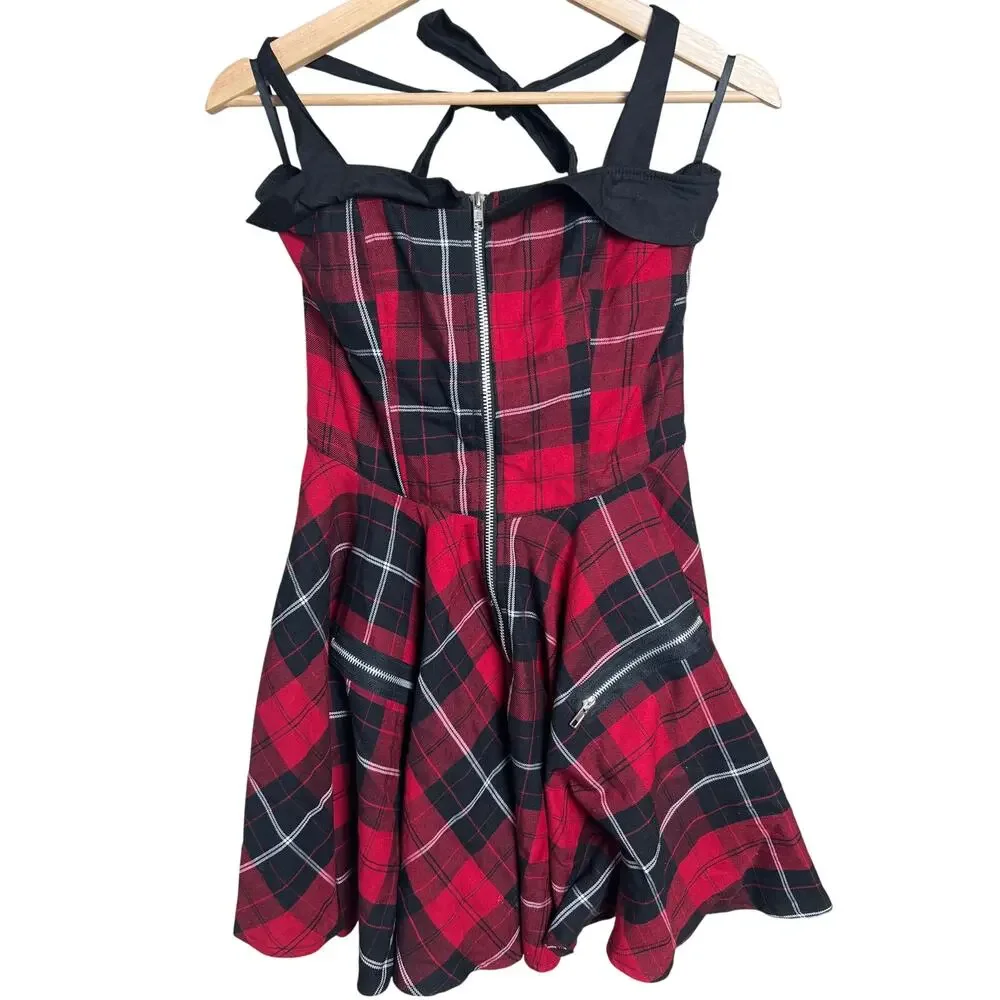 red grunge dress Motel darsih locked floral cami maxi dress in red